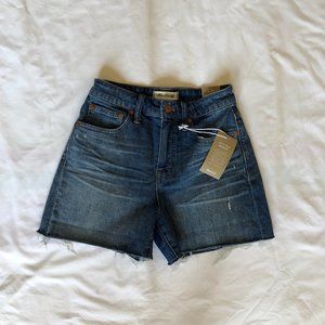 Madewell Curvy High Rise Denim Shorts